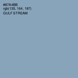 #87A4BB - Gulf Stream Color Image
